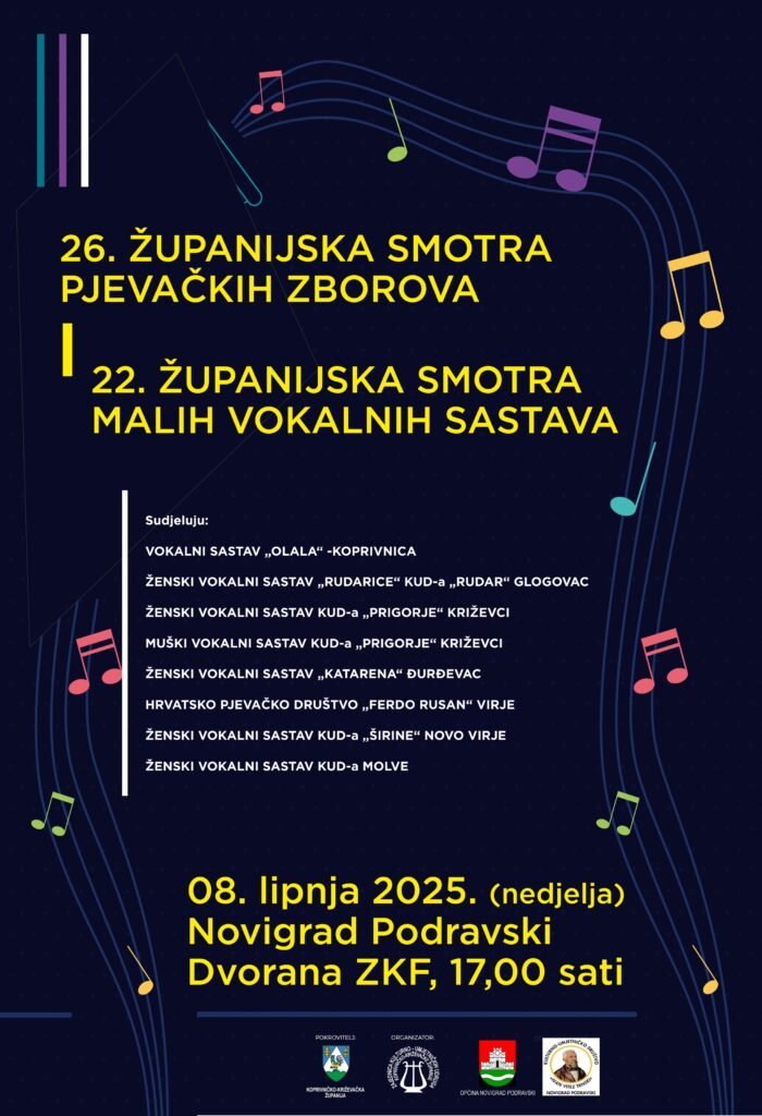 Županijska smotra zborova i malih vokalnih sastava